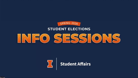 Thumbnail for Student Election Board Referenda Info Session Spring 2026