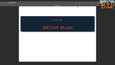 Thumbnail for entry STAT425: AnCova Models (1 of 2)