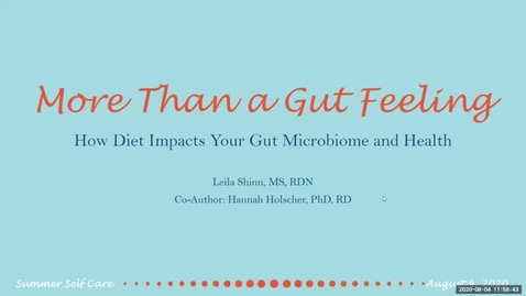 Thumbnail for More Than a Gut Feeling: How Diet Impacts Your Gut Microbiome and Health