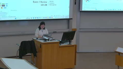 Thumbnail for Investments (FIN 511 Y1) Spring 2024 - Lecture 8 and Exam 1 Review