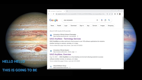 Thumbnail for UIUC Anyware - How-to Access