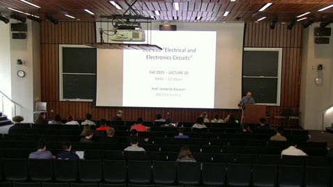 Thumbnail for ECE 205 Fall 2025 - Lecture 20