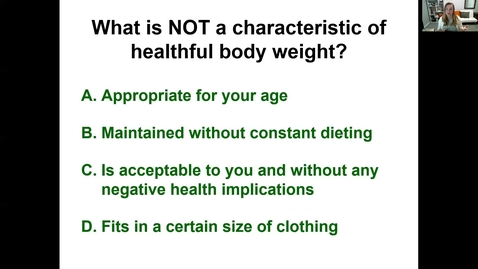 Thumbnail for 11 - BODY COMPOSITION AND HEALTH VIDEO LECTURE