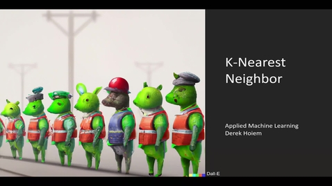 Thumbnail for Applied Machine Learning (CS 441 AMU) (CS 441 AMG) Fall 2024