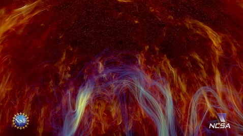 Thumbnail for entry Solar Superstorms visualization excerpt: Magneto-Convection Emerging Flux