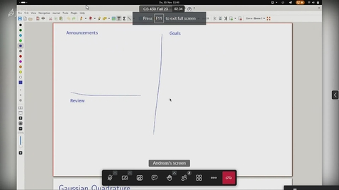 Thumbnail for Lecture 28 (November 30, via lecture capture)
