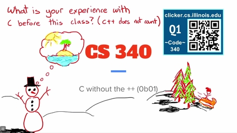 Thumbnail for CS 340 Introduction to Computer Systems Spring 2026