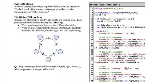 Thumbnail for CS 240 (Spring 2021) - Week 7: Synchronization (2/3)