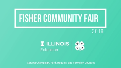 Thumbnail for 4-H Fisher Fair - 2019