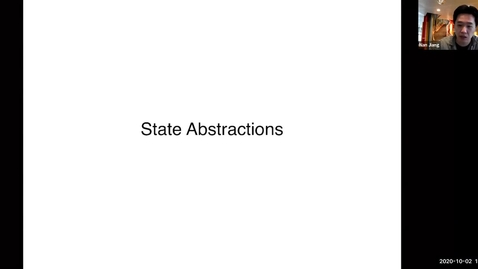 Thumbnail for CS 598 Stat RL (F20) 10/2