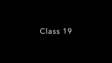 Thumbnail for entry Class 19