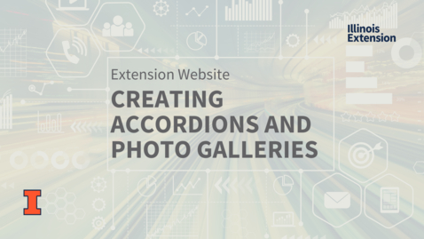 Thumbnail for EXT Websites: Creating Accordions and Photo Galleries