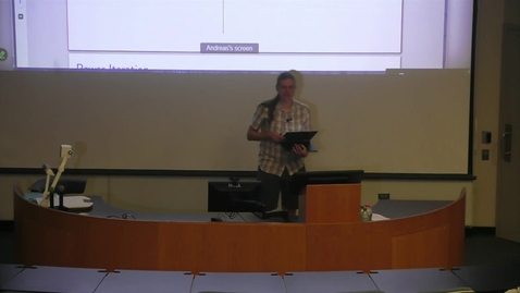 Thumbnail for Lecture 15 (October 15, via lecture capture)