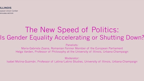 Thumbnail for The New Speed of Politics: Is Gender Equality Accelerating or Shutting Down?