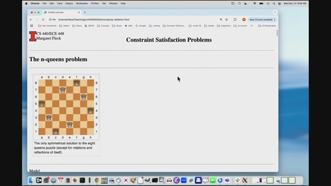 Thumbnail for CS 440/ECE448 Fall 2024 (Constraint Satisfaction Problems 1)