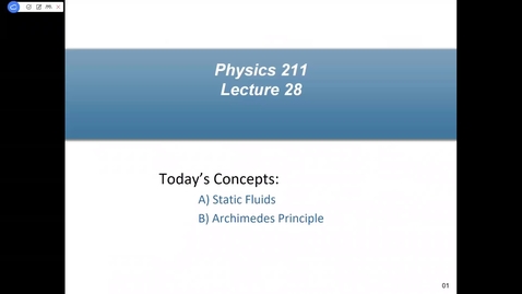 Thumbnail for Physics 211 Lecture28
