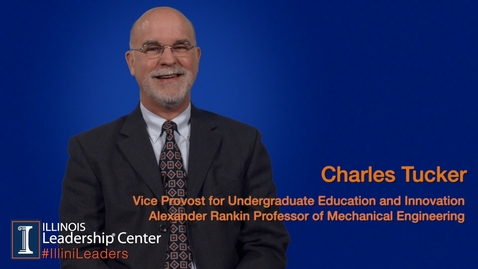 Thumbnail for Illinois Leadership Center's #IlliniLeaders Series - Charles Tucker