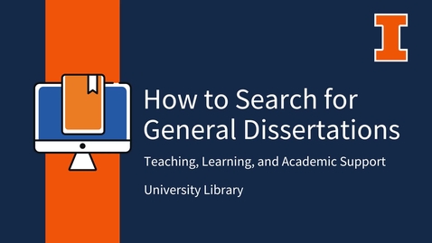 Thumbnail for How to Search for General Dissertations