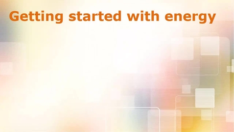 Thumbnail for entry Prelab 4: Getting Started With Energy