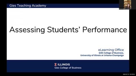 Thumbnail for Live Session 5 Gies Teaching Academy 2
