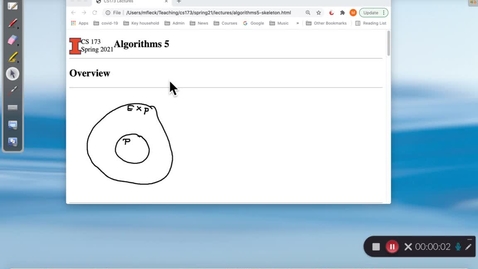 Thumbnail for CS 173 (Spring 2021) Algorithms 5