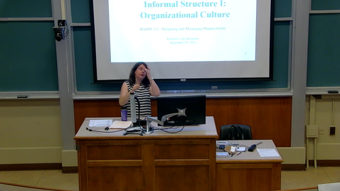 Thumbnail for Designing and Managing Orgs (BADM 312 C) Fall 2022