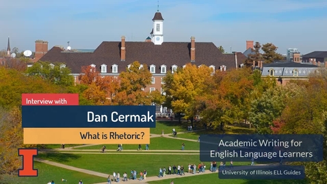Thumbnail for Dan Cermak - Why discuss rhetoric?