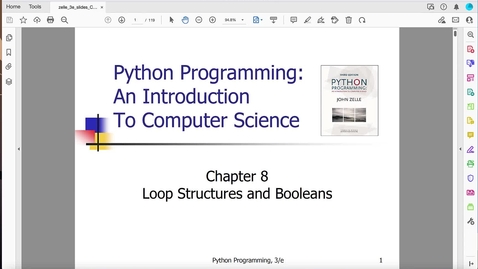 Thumbnail for Lecture: IS430 - Zelle Chapter 8 - Part 1