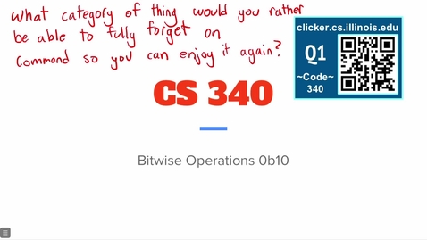 Thumbnail for CS 340 Introduction to Computer Systems Spring 2026