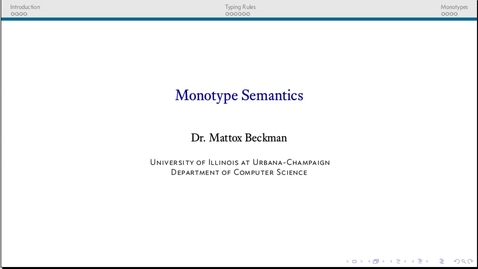 Thumbnail for Monotype Semantics