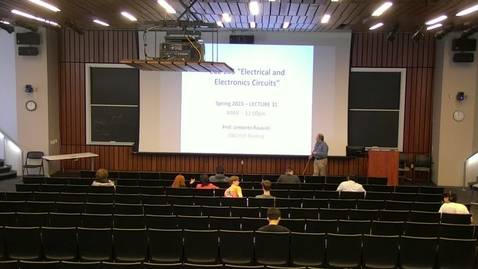 Thumbnail for ECE 205 Lecture 31 - Spring 2023