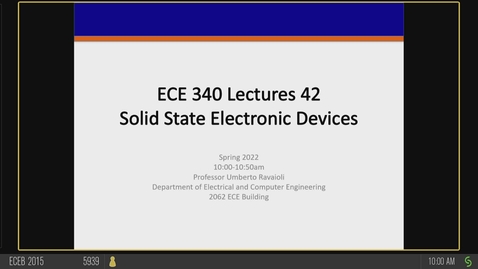 Thumbnail for ECE 340 A Spring 2022