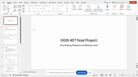 Thumbnail for Final Project Presentation - GGIS 407