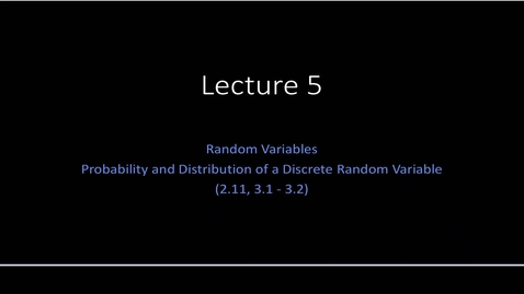 Thumbnail for Stat 400 Tues 9-10-24