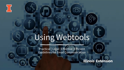 Thumbnail for Using Webtools For Email Correspondence and Marketing