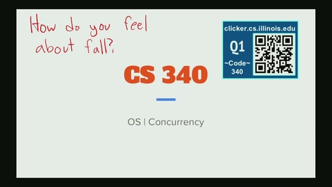 Thumbnail for Intro to Computer Systems (CS 340 ICS) Fall 2025