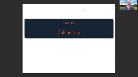 Thumbnail for STAT 425 Week 06 - Collinearity