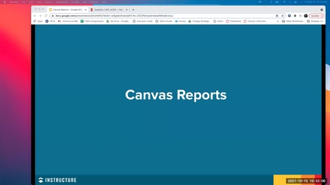 Thumbnail for Instructure Workshop: Admin Training &amp; Reporting