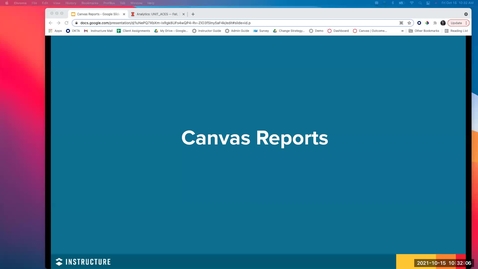 Thumbnail for entry Instructure Workshop: Admin Training &amp; Reporting