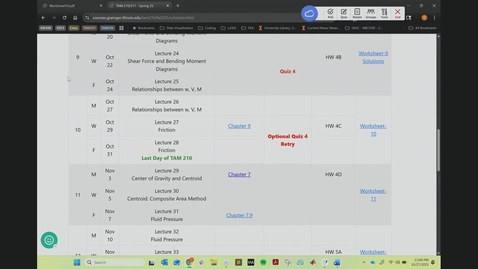 Thumbnail for TAM 210 Fall 2025