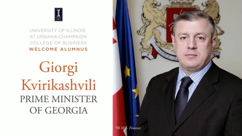 Thumbnail for April 27 2016 Eminent Speaker Series Giorgi Kvirikashvili Prime Minister of Georgia
