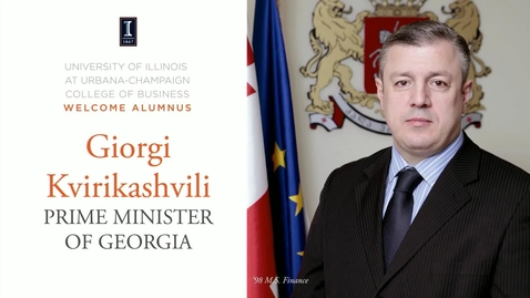 Thumbnail for entry April 27 2016 Eminent Speaker Series Giorgi Kvirikashvili Prime Minister of Georgia