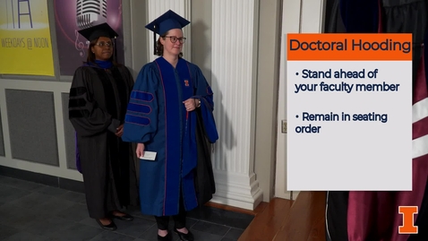 Thumbnail for entry How to: Doctoral Hooding