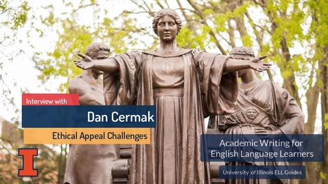 Thumbnail for entry Dan Cermak-- On the Challenges of Making Ethical Appeals