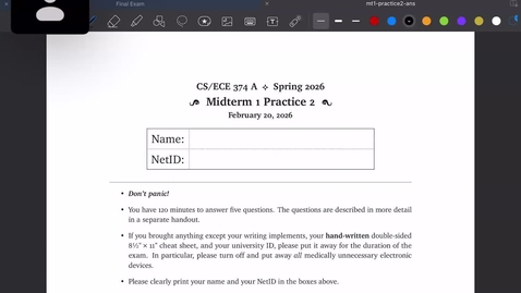 Thumbnail for Midterm 1 Practice 2