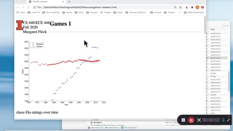 Thumbnail for CS 440  (Fall 2020) Games 1