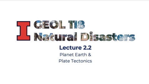 Thumbnail for entry GEOL118 Lecture 2.2