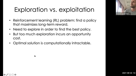 Thumbnail for Sam Gershman (09.22.2021)