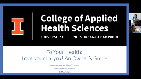 Thumbnail for To Your Health!: Love Your Larynx
