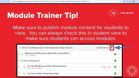 Thumbnail for Instructure Training for New Instructors